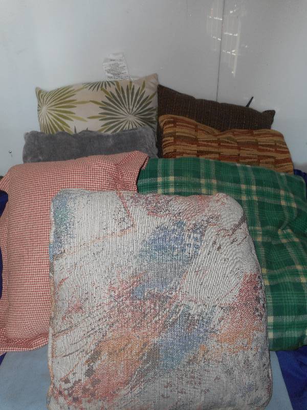 lot 24 image: 7 THROW PILLOWS