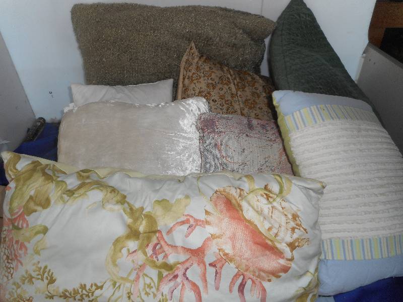 lot 26 image: 8 THROW PILLOWS