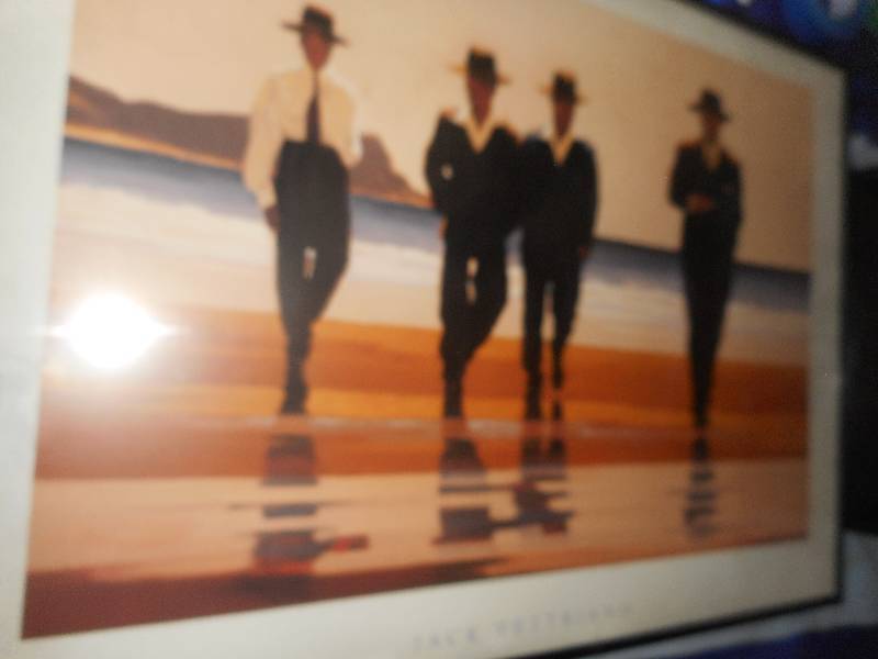 lot 97 image: 2 RETRO STYLE PICTURES