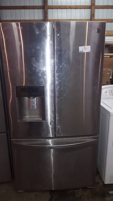 lot 68 image: Kenmore Elite 3 Door Fridge Freezer