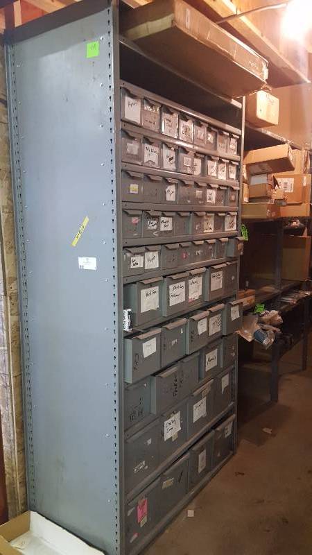 lot 6 image: 65 Compartment Storage Shelf