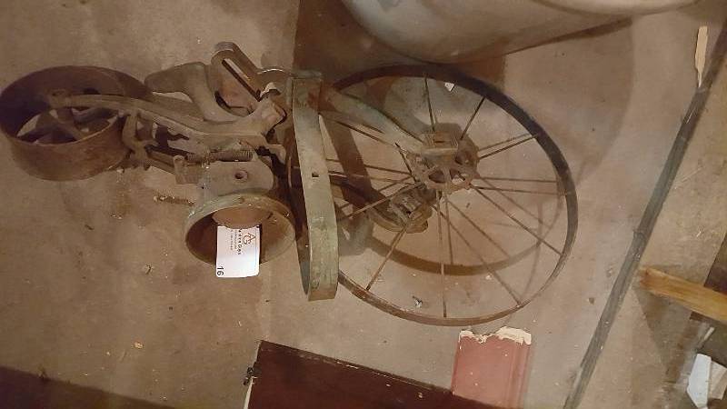 lot 16 image: Antique Farm Piece