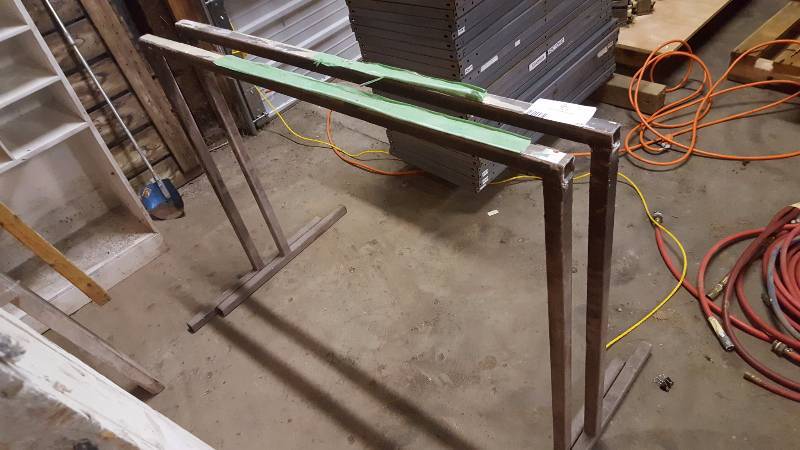 lot 49 image: Set of Metal Work Stands