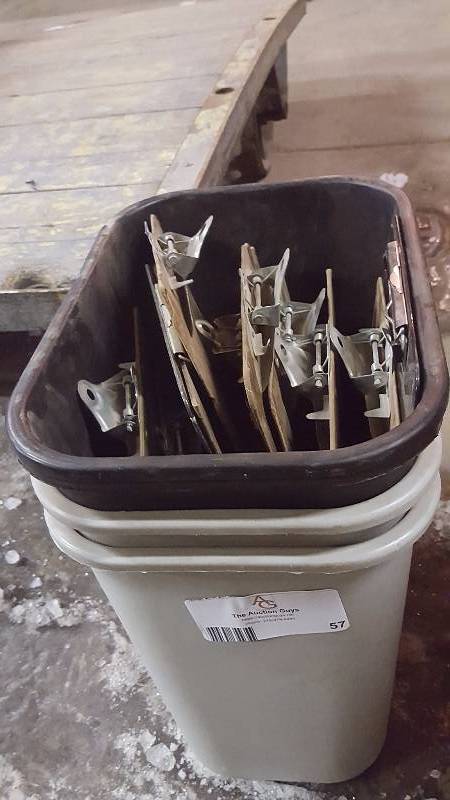 lot 57 image: 3 Wastebaskets and 10 Clipboards