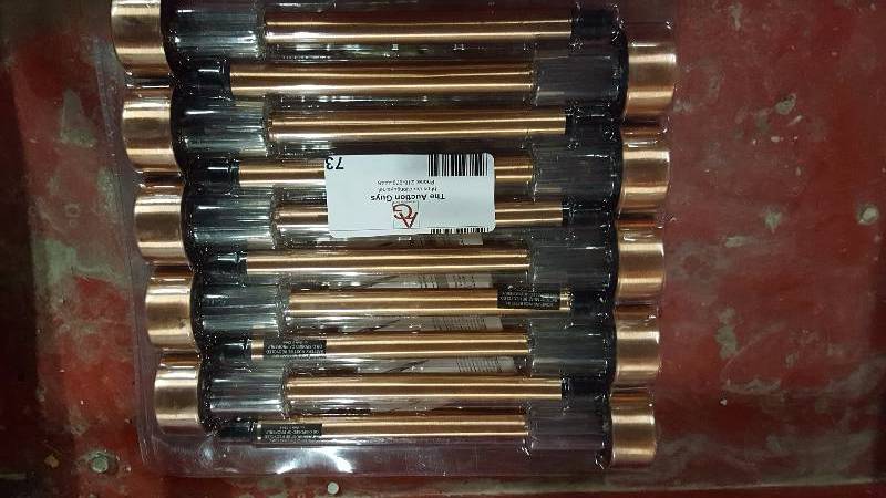 lot 73 image: 10pc Copper Solar Light Set