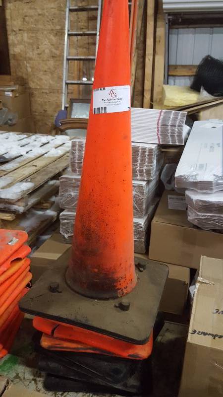lot 78 image: Lot of 8 Construction Cones