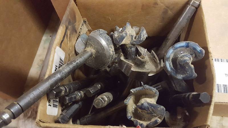lot 86 image: Forstner Bits.