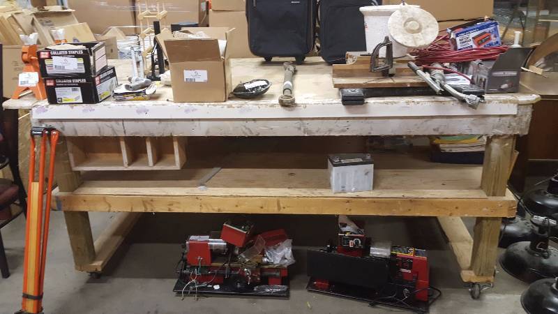 lot 110 image: Rolling work Table