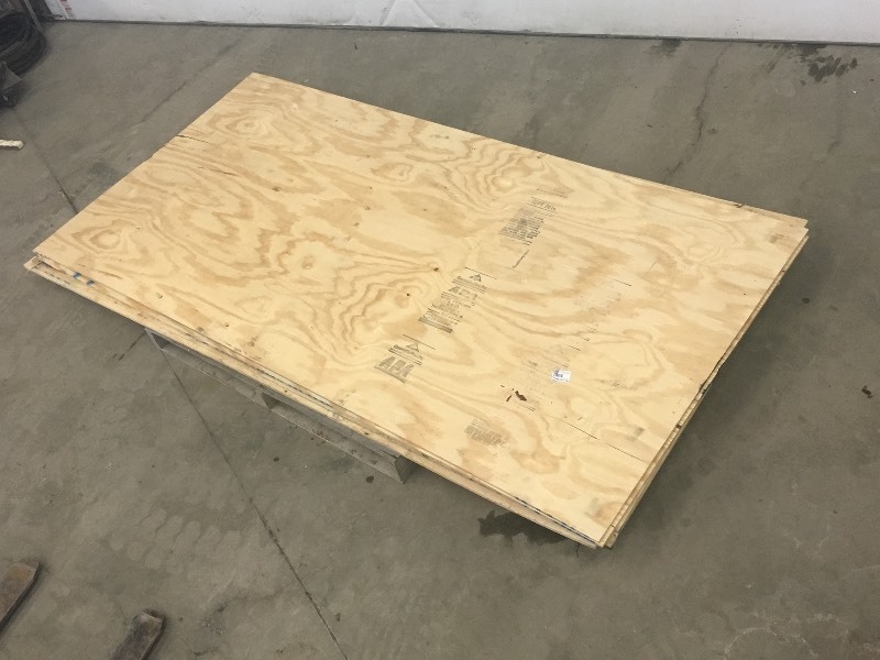 Pallet Of Plywood Lumber