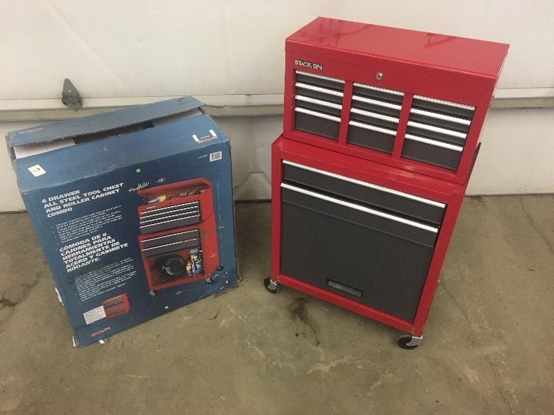 Unused Stack-On Tool Chest