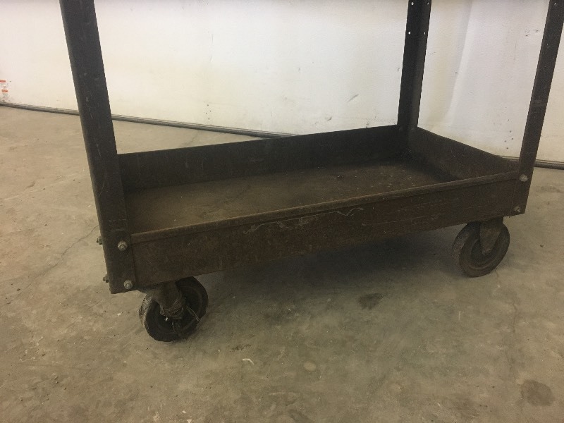 Steel 2-Shelf Cart
