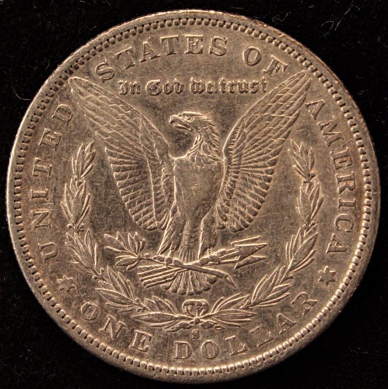 1882-S MORGAN SILVER DOLLAR XF