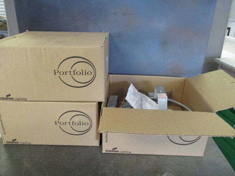 lot 12 image: 3 Boxes Of Recessed Compact Fluorescent Bases