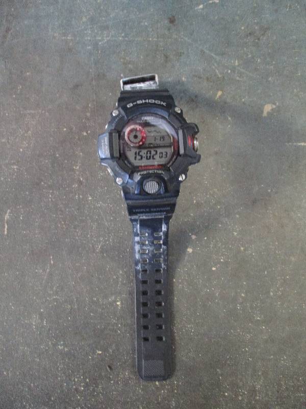 lot 46 image: Black Casio Rangeman Watch