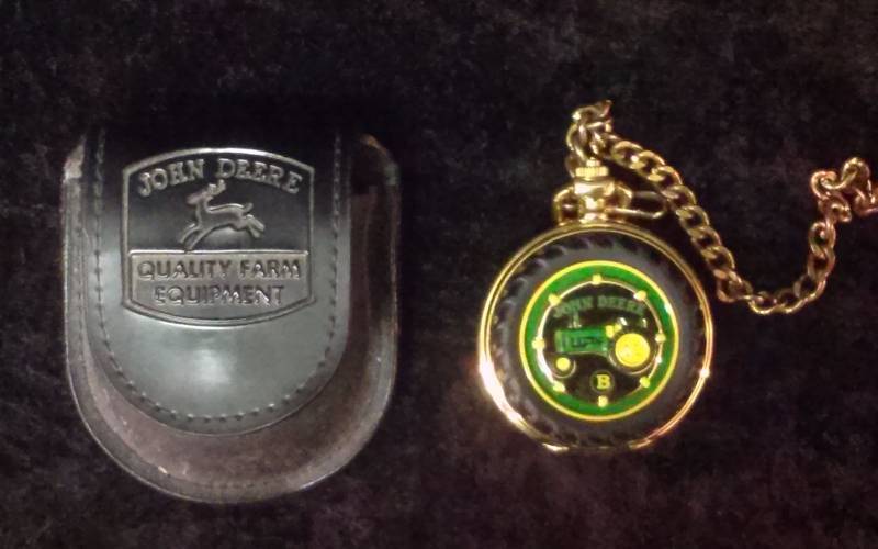 Franklin Mint John Deere Pocket Watch In Case Needs Battery January Beer Sports Collectibles K Bid