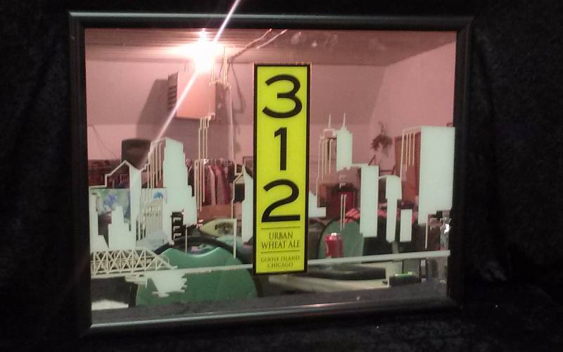 lot 32 image: 312 Urban Wheat Ale Mirror, 20x25