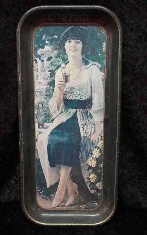 lot 42 image: Metal Coca Cola Tray, 19x9