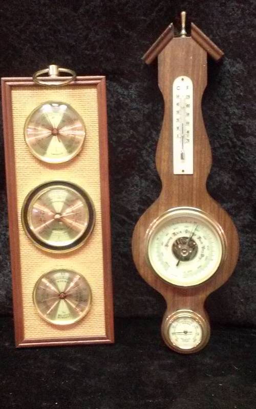 lot 43 image: Pair - Weather Stations, 16x5, 13x5