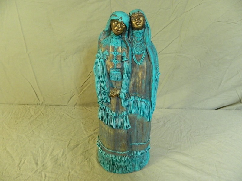 lot 2 image: Native  Southwestern Statue