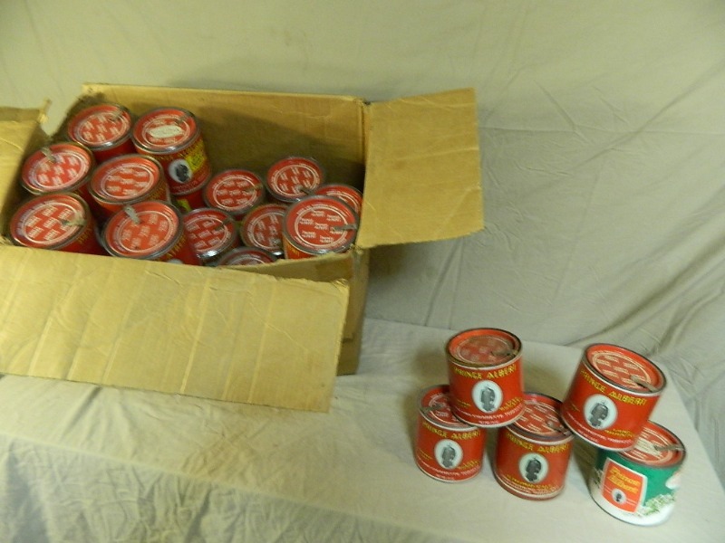 lot 15 image: Old Prince Albert Tobacco Tins