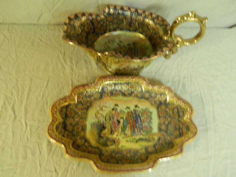 lot 20 image: Hand Painted Very Detailed China