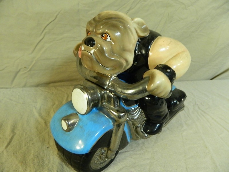 lot 54 image: Clay Art Rough Rider Cookie Jar