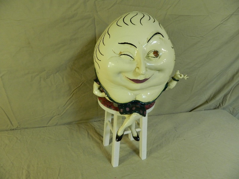 lot 59 image: Large Egg Bank on Stool