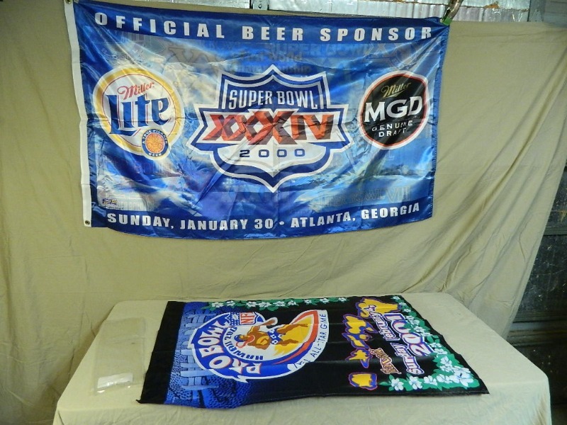 lot 71 image: Super Bowl and Pro Bowl Banners
