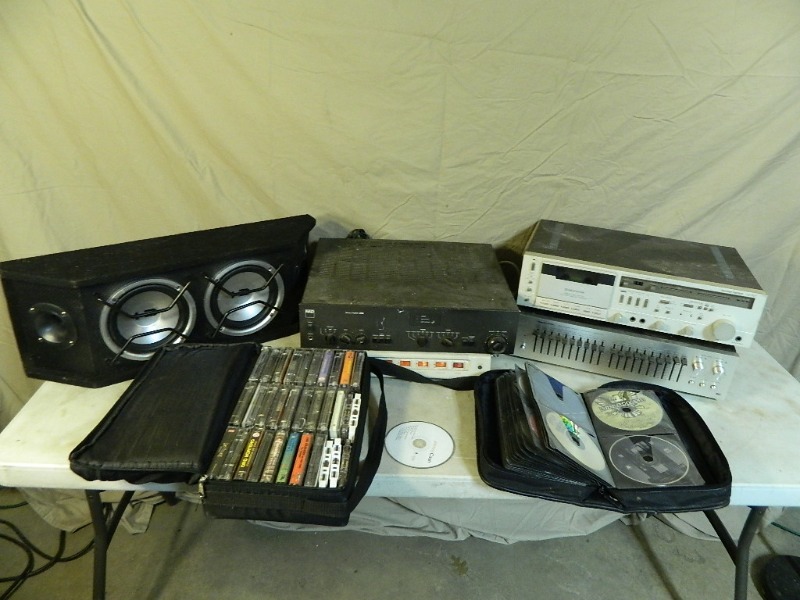 lot 102 image: Assorted Stereo Equipment and Electronics