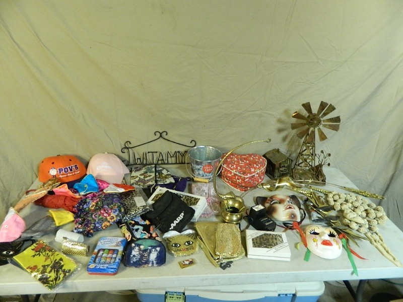 lot 138 image: Metal Decor, Masks, and More