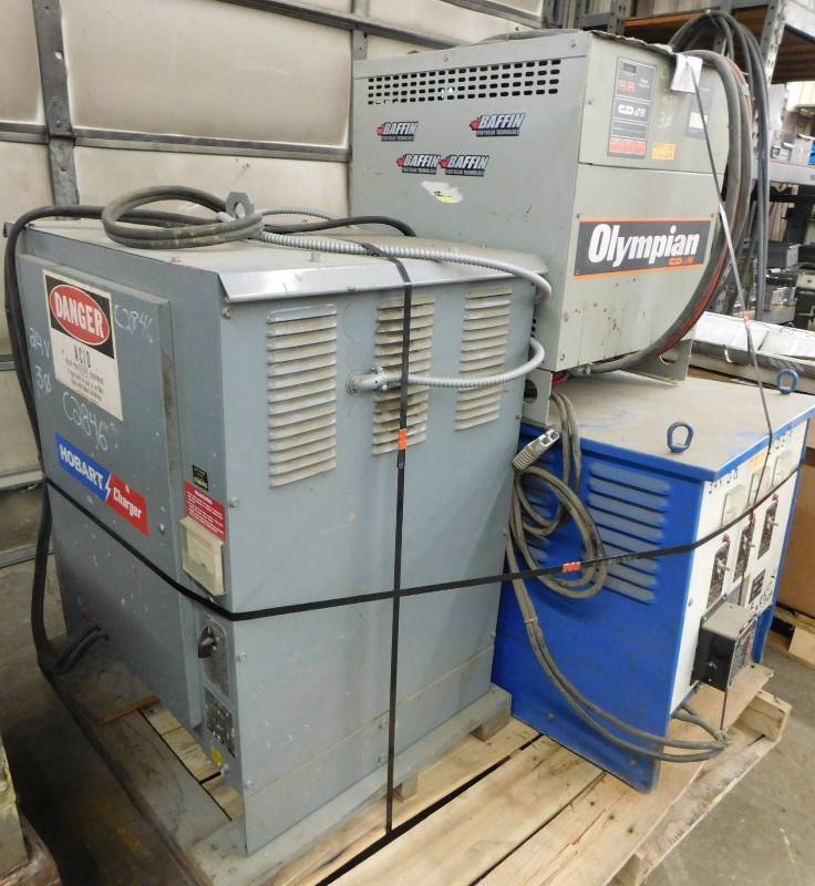 lot 13 image: Four 24 Volt Chargers