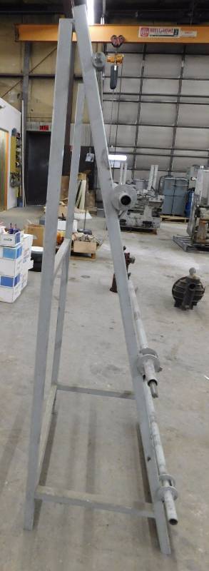 lot 26 image: 4 Row 24 Hose Reel Rack