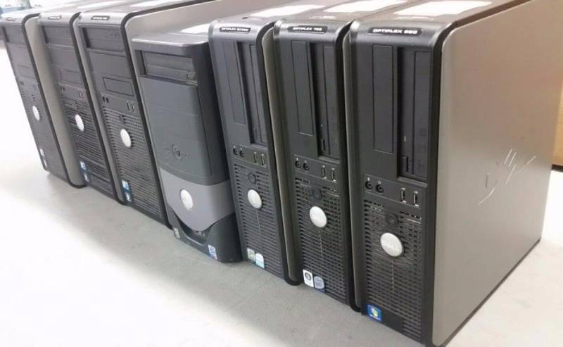 lot 62 image: Lot of 7 Dell Computers