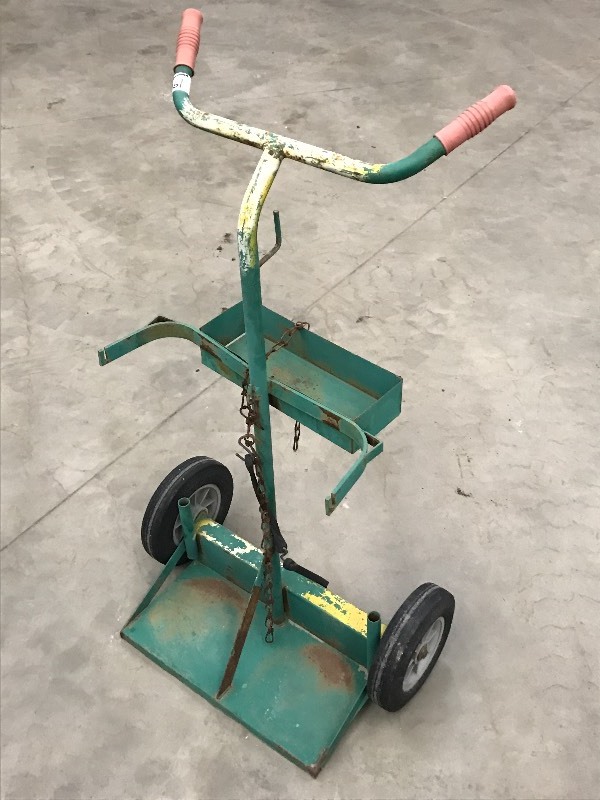 lot 19 image: Dual-Cylinder Torch Cart ...