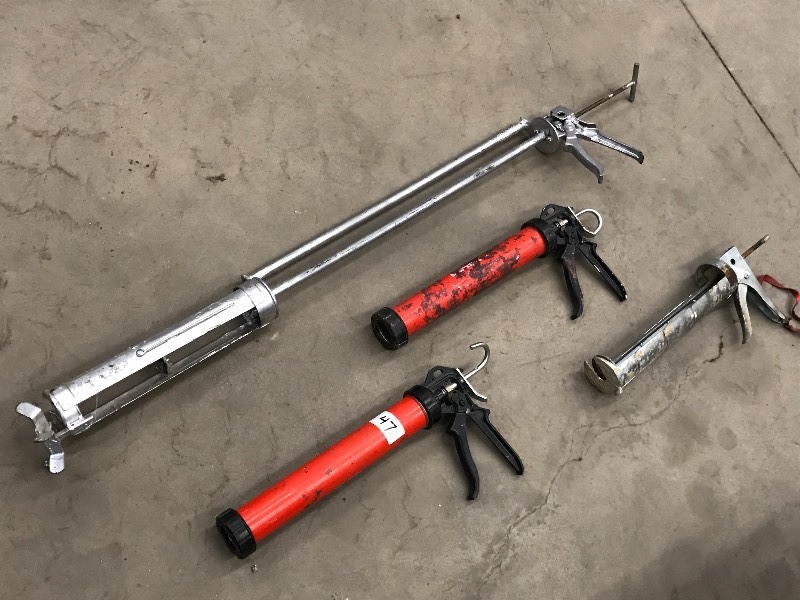 lot 47 image: Lot Of (4) Caulk Guns Including (1)...