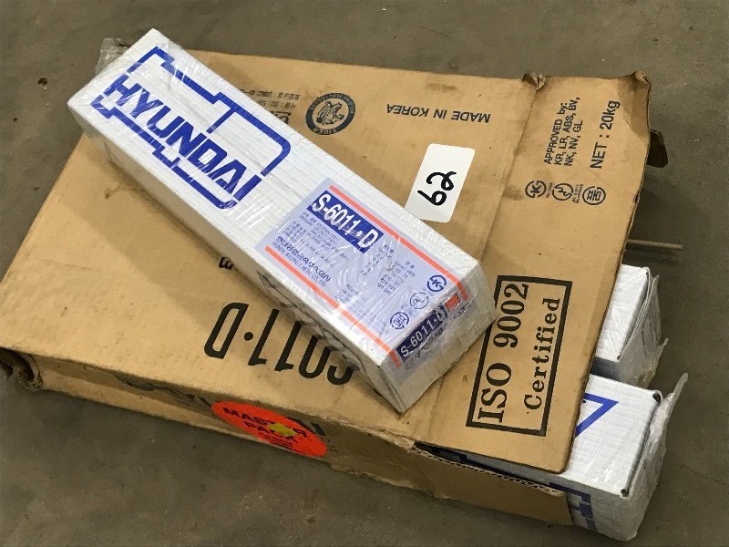 lot 62 image: (3) New Full Boxes Of Hyunda Weldin...