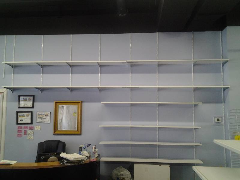 White Shelving