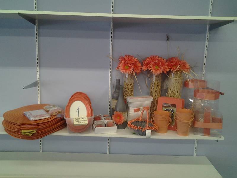Coral Color Table Accessories
