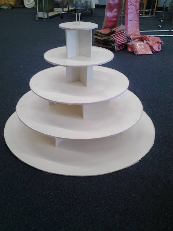 5-Tier Cupcake Stand 36 Inches Round