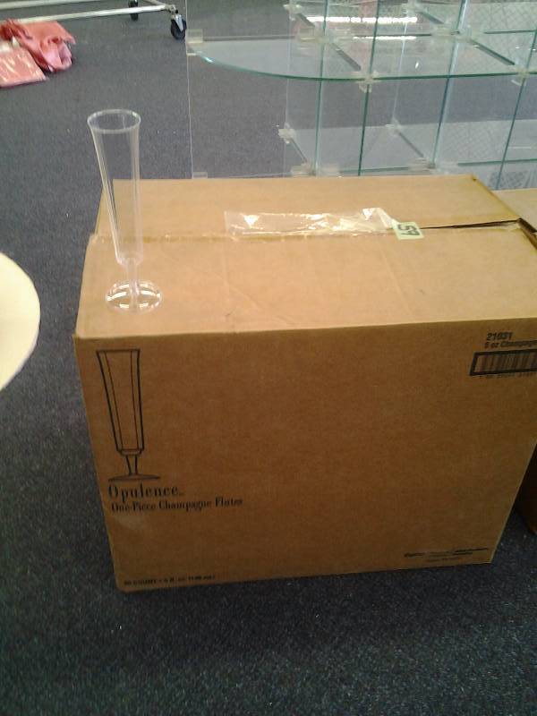 Champagne Flutes 1-Box 96 Count 5 Oz.