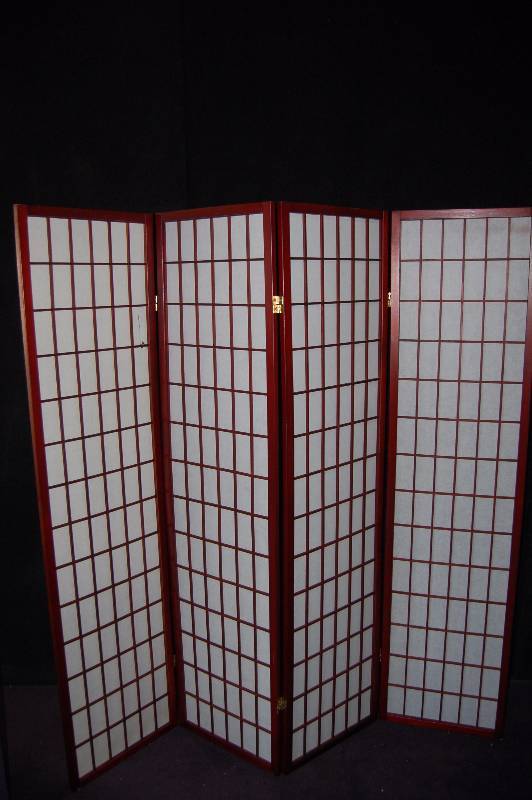 lot 59 image: Four Panel Screen