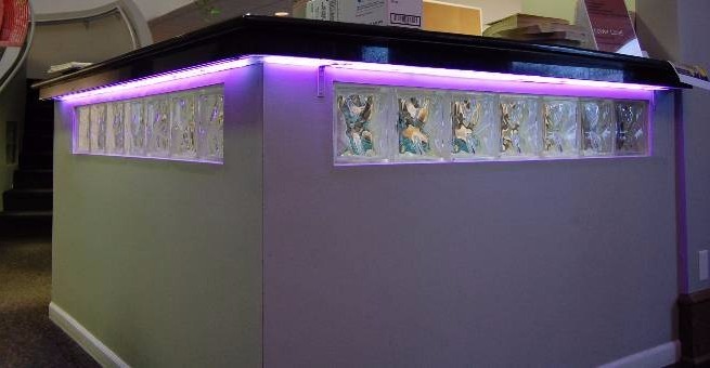 lot 84 image: Purple Neon Lights and Transformer
