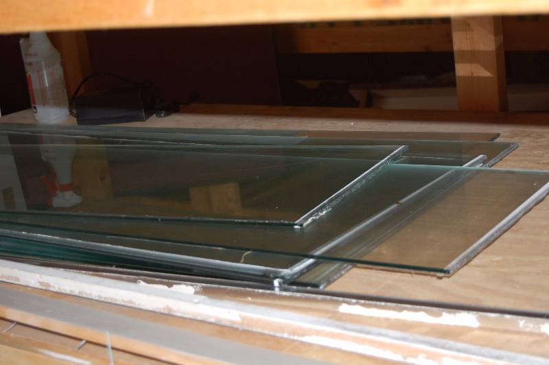 lot 105 image: Sheets of Glass