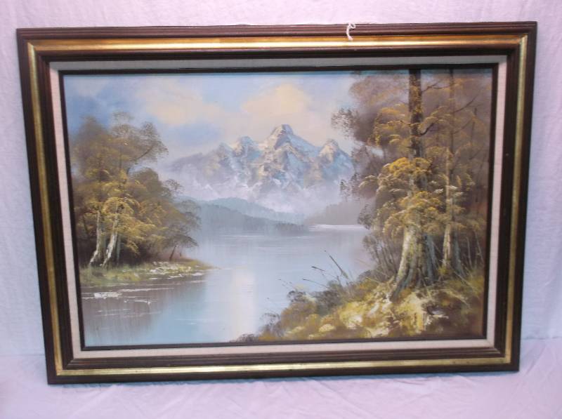 lot 54 image: Oil Painting