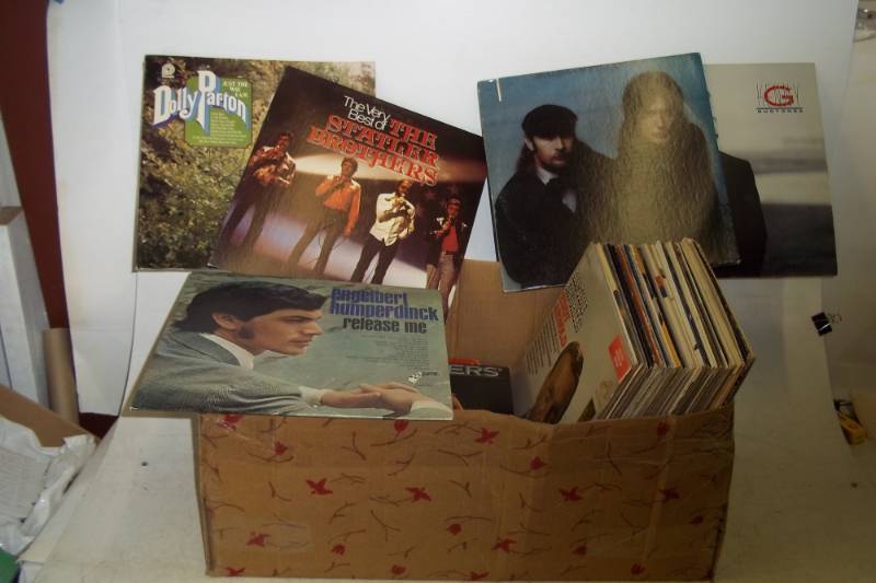lot 15 image: Vintage record album collection mostly 60s and 70s