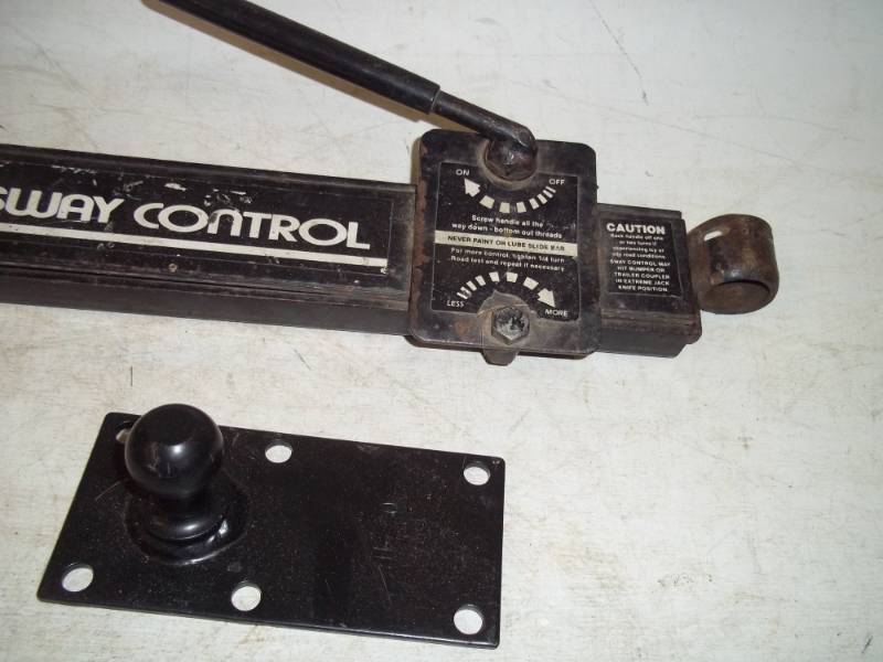 EazLift sway control bar for a pull behind camper Advanced Sales