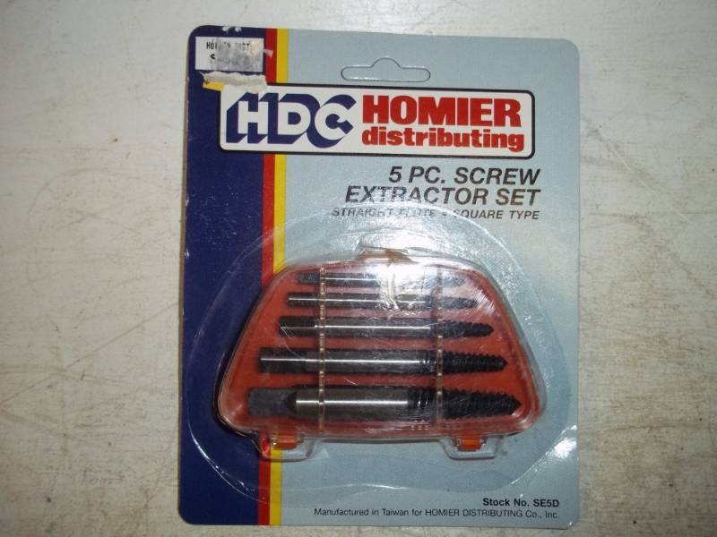 lot 67 image: 5 Piece screw extractor set
