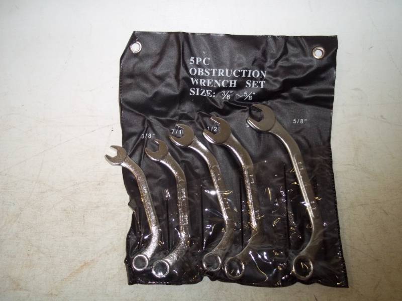 lot 73 image: 5 Piece obstruction wrench set
