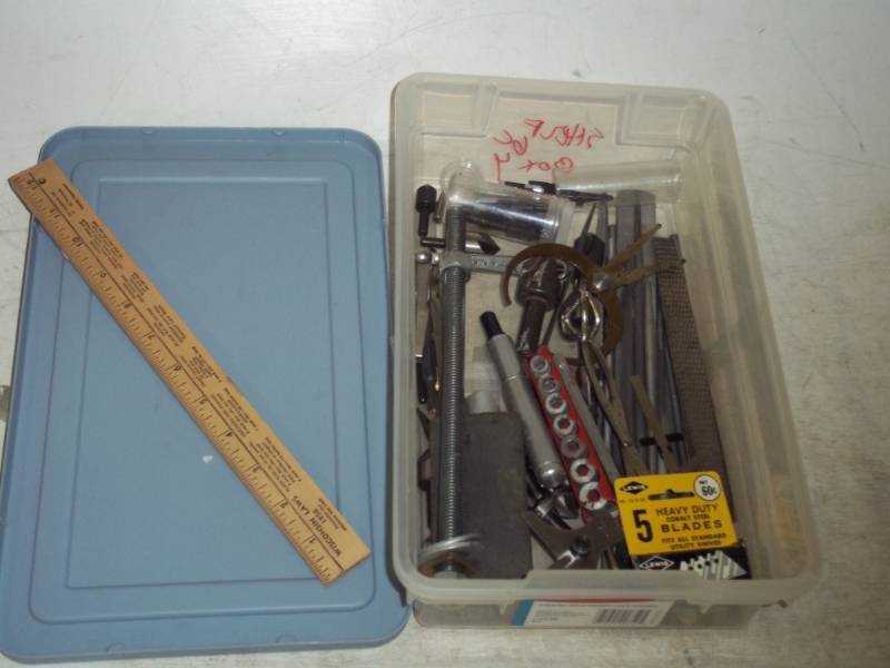 lot 95 image: Large group of files and assorted tools
