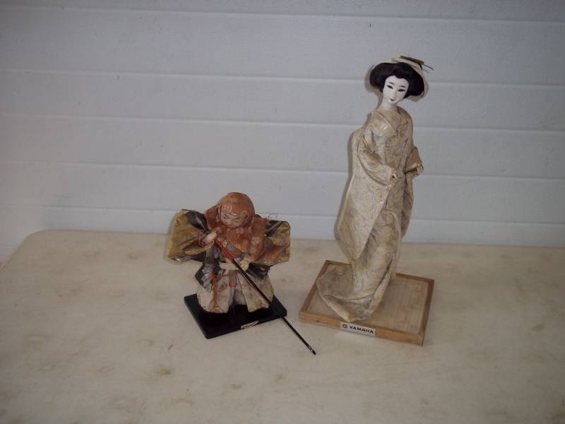 lot 56 image: Kyuge Tsu dolls, made in Japan, Yamaha dealership dolls